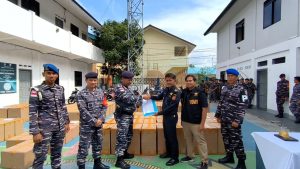 Sinergi Berantas Rokok Ilegal, Bea Cukai Tanjungpinang Terima Barang Hasil Penindakan Lanal Tarempa