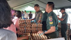 Warga Tanjungpinang Antusias Borong Kebutuhan Pokok di Bazaar Murah TNI
