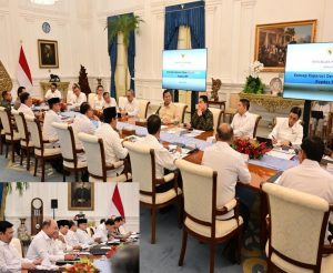 Perkuat Ekonomi Desa, Menhan Hadiri Ratas Dipimpin Presiden Bahas Koperasi Merah Putih