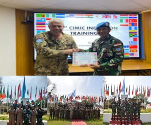 Yonmek TNI Konga XXIII-R Ikuti Pelatihan Civil Military Coordination di Lebanon