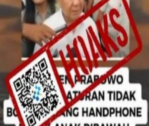 [HOAKS] Presiden Prabowo Larang Anak di Bawah 16 Tahun Pakai Smartphone, Ini Faktanya!