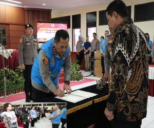 Kapolda Kepri Pimpin Penandatanganan Pakta Integritas Penerimaan Anggota Polri 2025