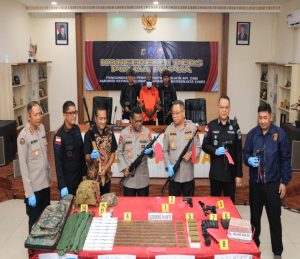 Satgas Ops Damai Cartenz-2025 Gagalkan Penyelundupan Senjata untuk KKB di Puncak Jaya