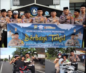 Polantas Tanjungpinang Berbagi Takjil, Wujud Kepedulian di Bulan Ramadan