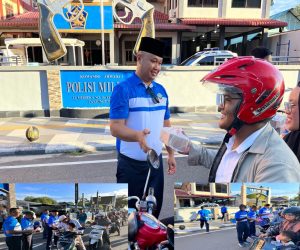 Pom Koarmada I Tebar Berkah Ramadhan, Bagikan 300 Paket Takjil untuk Masyarakat Tanjungpinang