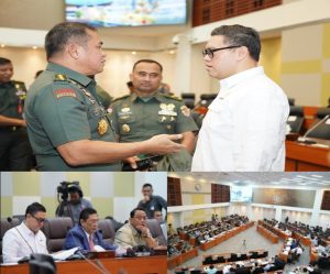Dirkumad Dampingi Kepala Staf Angkatan Darat dalam Rapat Dengar Pendapat dengan Komisi I DPR