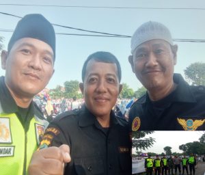 Senkom Kota Semarang Bersinergi dengan Unsur Keamanan dalam Pengamanan Sholat Idul Fitri di Lapangan Garnisun