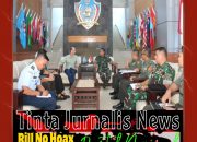 Komandan PMPP TNI Sambut Kunjungan Direktur UNIC Indonesia 