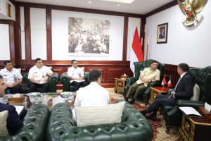 Menhan Sjafrie dan Dubes Italia Bahas Penguatan Kerja Sama Pertahanan Bilateral