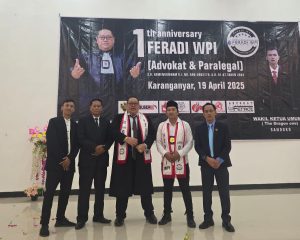 Organisasi Advokat dan Paralegal Feradi WPI Gelar Hut Ke-1 Di Hotel Permatasari Karanganyar Solo Anggotanya Capai Ribuan 