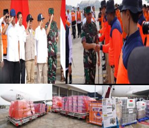 Panglima TNI Dampingi Menlu RI Lepas Delegasi Kemanusiaan ke Myanmar