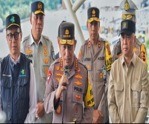 Kapolri Tinjau One Way Nasional di KM 70 Cikatama: Arus Balik Lebih Lancar, Kecelakaan Menurun