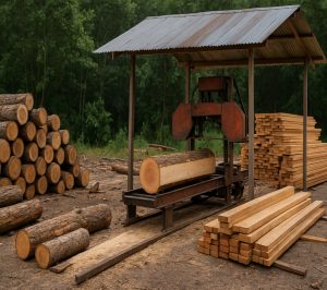 Aktivitas Sawmill Ilegal di Km 12 Makin Terang-Terangan, Ada Dugaan ‘Tameng’ Oknum Loreng