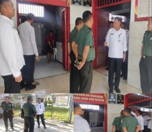 Kunjungan Komandan Denhub KOREM 033/WP Disambut Hangat Kalapas Narkotika Tanjungpinang