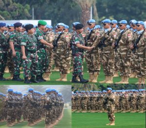 Panglima TNI Lepas 1.090 Prajurit Satgas TNI Kontingen Garuda UNIFIL TA 2025