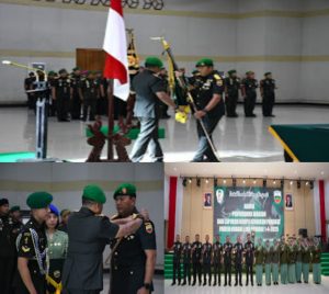 Pangdam I/BB Terima Penyerahan Jabatan Danrem 022/PT dan Pimpin Tradisi Korps Kenaikan Pangkat 26 Pamen