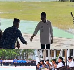 Momen Perdana Amsakar Achmad Pimpin Upacara 17-an Sebagai Wali Kota Batam