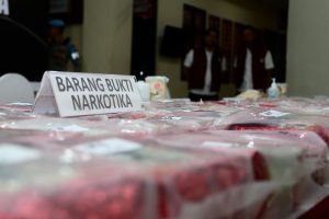 Wakapolda Kepri Musnahkan Barang Bukti Narkoba Hasil Pengungkapan Selama Maret 2025