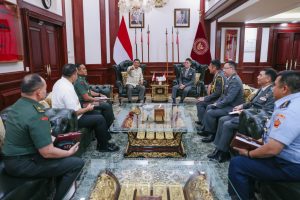 Menhan RI Terima Kunjungan Pejabat Intelijen Digital Singapura, Bahas Penguatan Keamanan Siber Kawasan