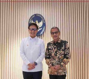 Bupati Nias Audiensi dengan Menkes Bahas Penguatan Layanan Kesehatan Daerah