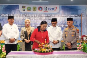 Kapolresta Tanjungpinang Hadiri Syukuran Hari Buruh Internasional 2025