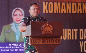 Motivasi Prajuritnya, Danrem Untoro Siap Beri Reward and Punishment