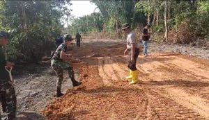 TMMD ke-124 Kodim 0315/Tanjungpinang Bangun Jalan, Sumur, dan Perbaikan RTLH di Desa Panggak Laut Lingga