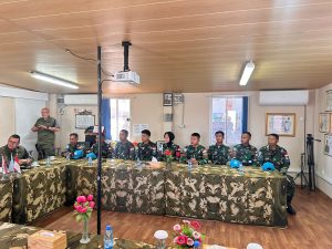 Satgas MPU XXV-Q dan Polisi Militer Spanyol Gelar Sosialisasi Keselamatan Berkendara di Lebanon