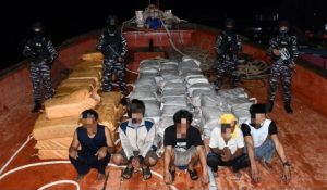 Pangkalan TNI AL Tanjung Balai Karimun Gagalkan Penyelundupan 1,9 Ton Narkotika