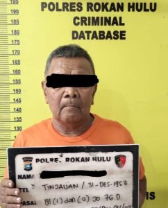 Sat Reskrim Polres Rohul Tangkap Kakek Pelaku Kekerasan Seksual Terhadap Anak di Bawah Umur