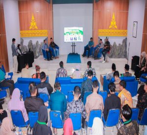 Laut Natuna Bertuah, Tapi Harus Dijaga dengan Ideologi Pancasila, Tegas Pemred Koran Perbatasan di Hadapan Mahasiswa