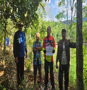Polsek Rambah Lakukan Verifikasi Hotspot di Lokasi Terjal, Titik Api Tak Ditemukan