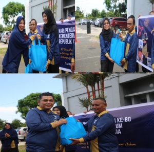 Kanwil Kemenkumham Kepri Gelar Baksos di Panti Jompo dan Tenaga Alih Daya, Wujudkan Semangat Hari Pengayoman ke-80