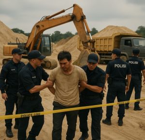 Bintan! Penambang Pasir Ilegal Ditangkap oleh APH di Bulan Juli, Padahal Mei–Juni Ramai Tanpa Penindakan: Apa Sebenarnya yang Terjadi?