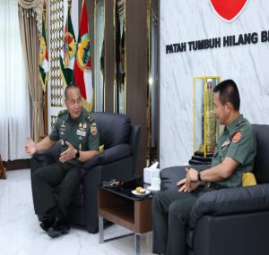 Tim Pokja Sahli Panglima TNI Bidang Komsos Lakukan Audiensi dengan Pangdam I/BB di Makodam I/BB
