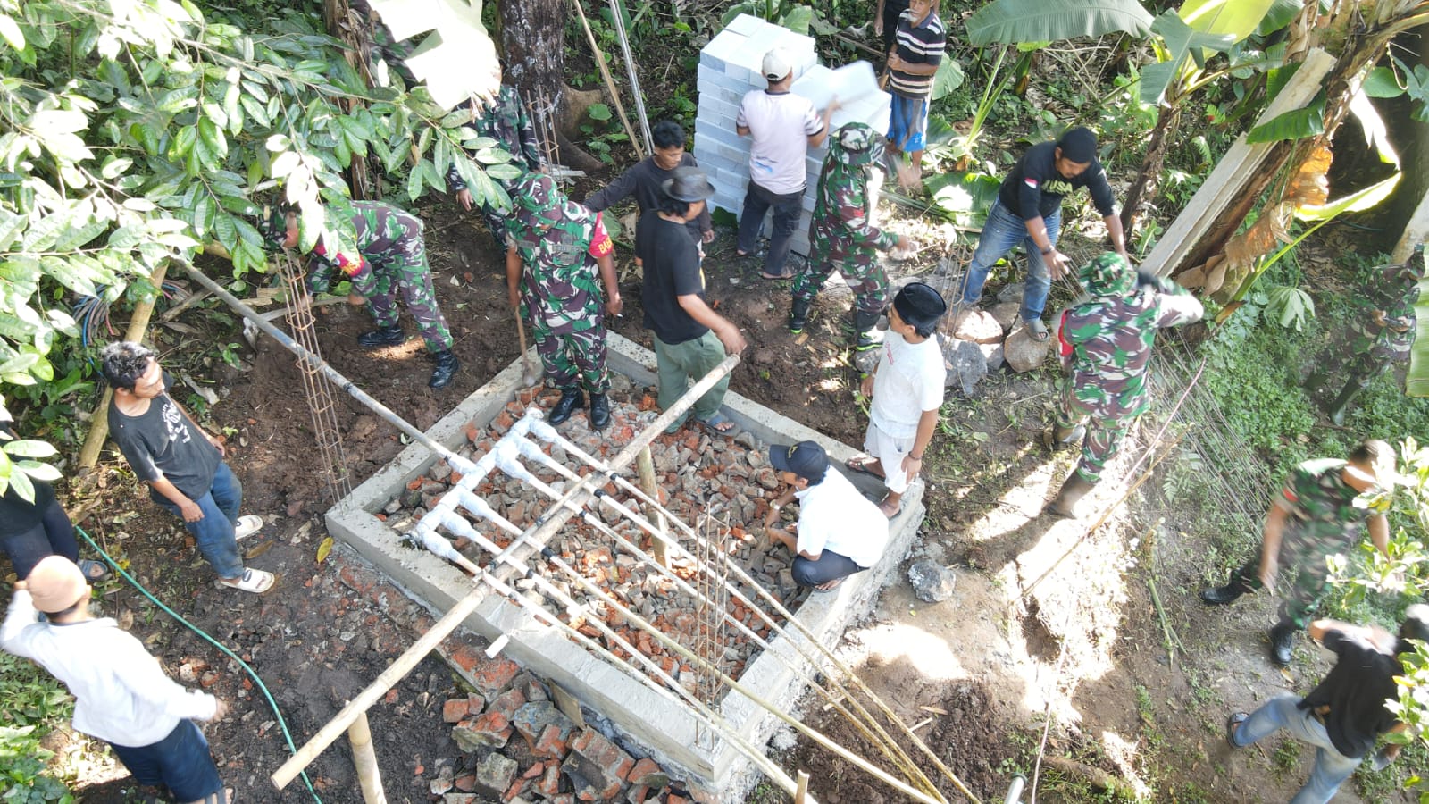 Kodim 0601/Pandeglang Gelar Karya Bakti, Fokus Pemenuhan Air Bersih di Majasari