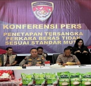 Tiga Petinggi PT Food Station Resmi Tersangka Kasus Beras Oplosan