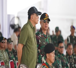 Panglima TNI dan Menhan RI Tinjau Geladi Bersih Upacara Gelar Pasukan Operasional & Kehormatan Militer
