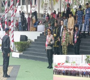Kapolresta Barelang Kobarkan Semangat Merah Putih, Kirab Kemerdekaan Getarkan Batam