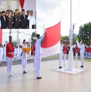 Kapolda Kepri Hadiri Upacara HUT ke-80 RI Bersama Forkopimda di Gedung Daerah