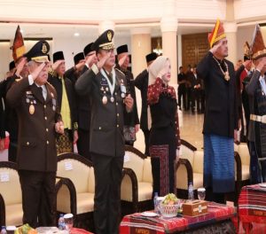 Bersama Forkopimda Sumut, Pangdam I/BB Ikuti Upacara Detik-Detik Proklamasi HUT ke-80 RI Secara Virtual