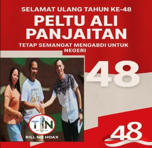 Selamat Ulang Tahun Ke 48 Peltu Ali Panjaitan, Tetap Semangat Mengabdi Untuk Negeri