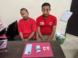 Polres Rohul Gagalkan Transaksi Narkoba di Desa Koto Tinggi, Dua Tersangka Diamankan
