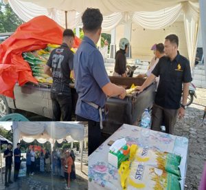 Polres Rokan Hulu Gelar Gerakan Pangan Murah, Jual 2.000 Kg Beras Harga Terjangkau