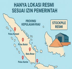 Resmi: Pemerintah Tetapkan Titik Lokasi Stockpile Bauksit di Kepri