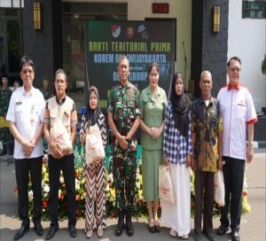 Sinergi Sehat, Korem 051 Gelar Bakti Teritorial PRIMA Bersama Dexa Group di HUT TNI ke-80