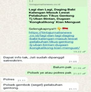 Bukan Hoaks: Penyegelan Pelabuhan di Kawasan Gentong Tj Uban Bintan Terbukti, Dibenarkan Aparat, Tidak Asal Publikasi dan Turun Lapangan
