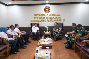 Kemenko Polhukam dan Kemhan Bahas Penguatan Pertahanan Negara serta Peran Indonesia di Kancah Internasional