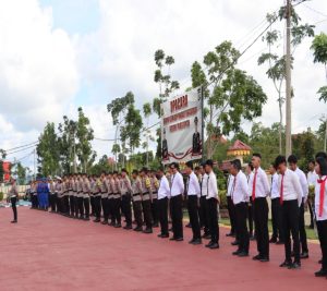 Polres Bintan Gelar Upacara Kenaikan Pangkat Pengabdian Anggota Polri   