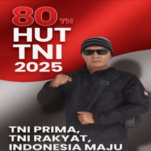 Tinta Jurnalis News Ucapkan Dirgahayu ke-80 TNI: “TNI Prima, TNI Rakyat, Indonesia Maju”